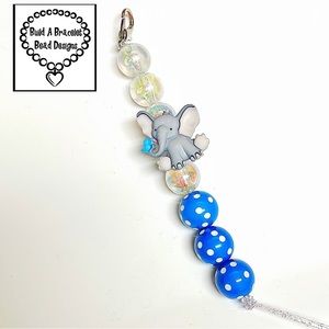 Elephant Bluebird Backpack Purse Bling